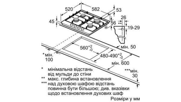 Варильна поверхня Bosch PGP 6B5O90R - 2
