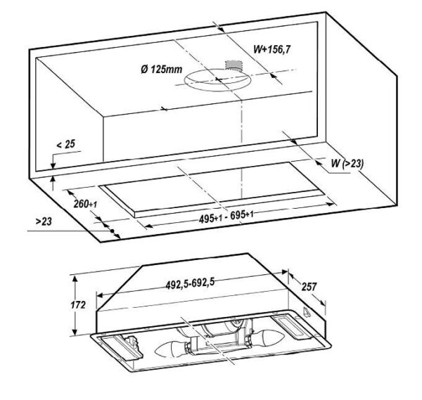 Витяжка Elica ERA C IX/A/52 - 8