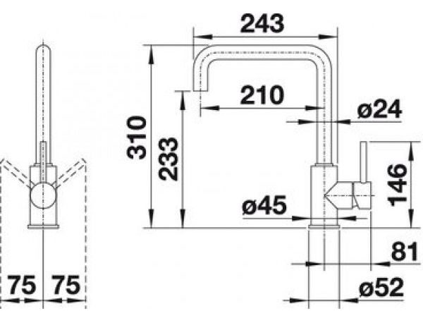Змішувач Blanco BLANCO 523111 - 2