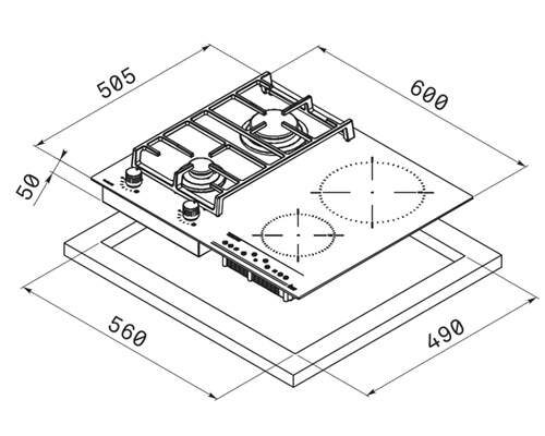 Варильна поверхня Teka IG 620 2G AI AL CI код 40213224 - 2