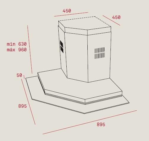 Витяжка Teka DQ2 985 код 40477002 - 2