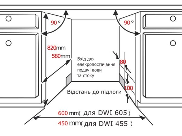 Посудомийна машина Interline DWI 455 - 2