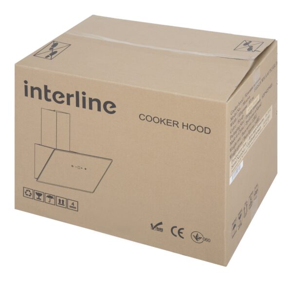 Витяжка Interline FIESTA BK A 60 TC/GL/A - 9