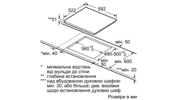Варильна поверхня Bosch PVS 651FB5E - 2