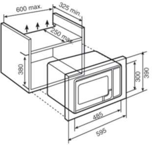 Мікрохвильова піч Teka MB 620 BI код 40584001 - 2