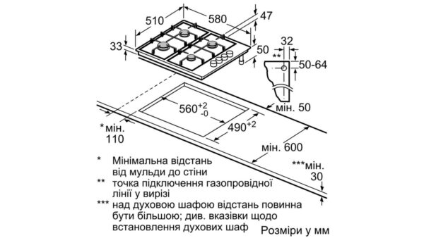 Варильна поверхня Bosch PBP 6C6B90 - 2