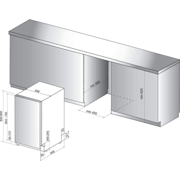 Посудомийна машина Whirlpool WSIC 3M27 C - 2