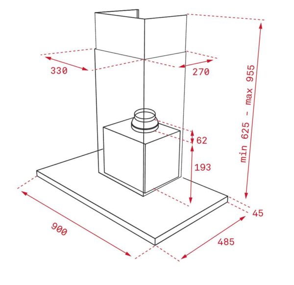 Витяжка Teka DLH 986 T код 40487182 - 2