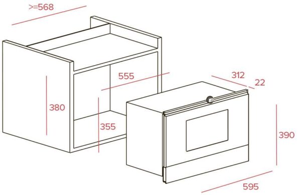 Мікрохвильова піч Teka MWR 22 BI код 40586301 - 2