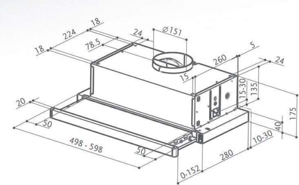 Витяжка Faber FLEXA AM/X A60 - 2