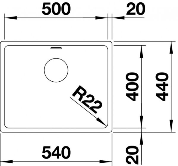 Мийка Blanco BLANCO 522967 - 2