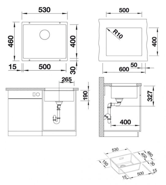 Мийка Blanco BLANCO 523434 - 2