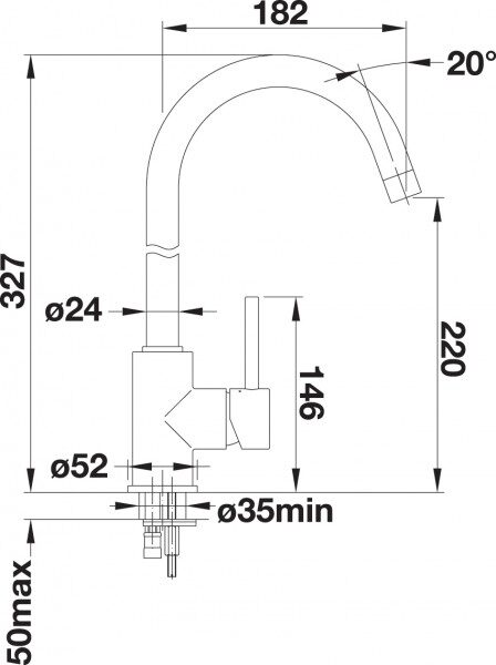 Змішувач Blanco BLANCO 520748 - 2