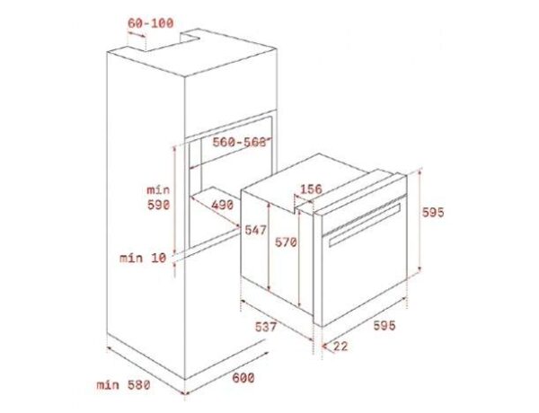 Духова шафа Teka HRB 6300 VN код 111010012 - 2