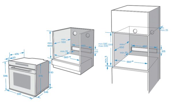 Духова шафа Interline OEG 930 STD BA - 2