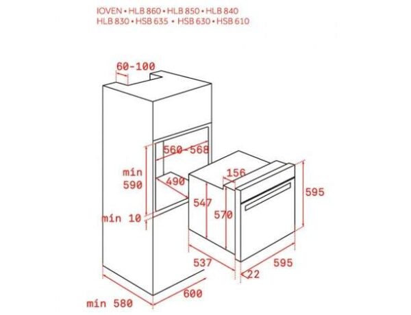 Духова шафа Teka HLB 8600 P код 111000015 - 2
