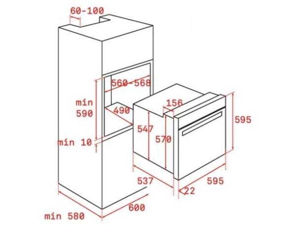 Духова шафа Teka HLB 8400  код 111000006 - 2