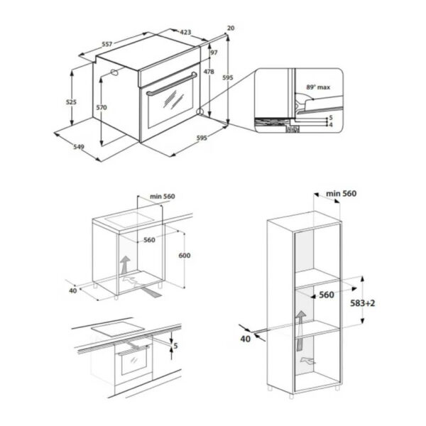 Духова шафа Whirlpool OAS KN8V1 IX - 2