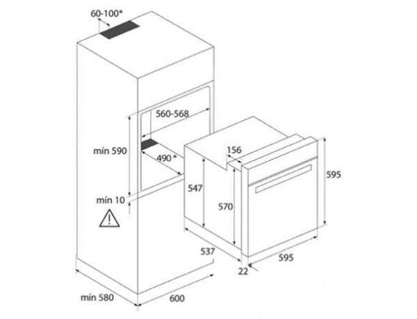 Духова шафа Teka HBB 735 код 41560210 - 2