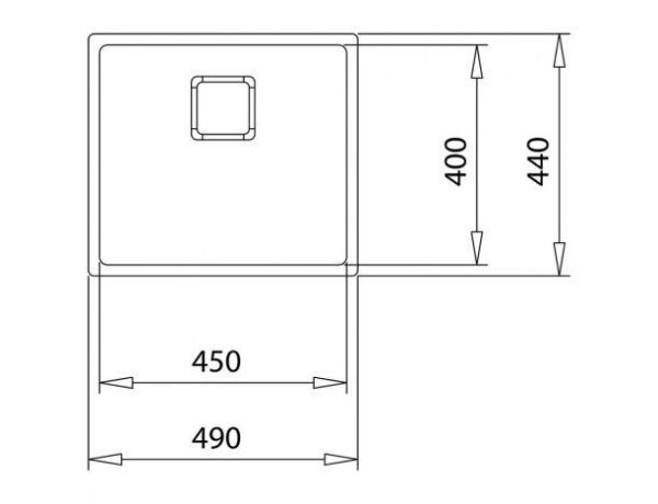 Мийка Teka FLEXLINEA RS15 45.40 код 115000013 - 2