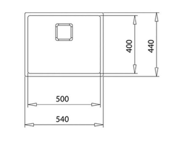Мийка Teka FLEXLINEA RS15 50.40 код 115000012 - 2