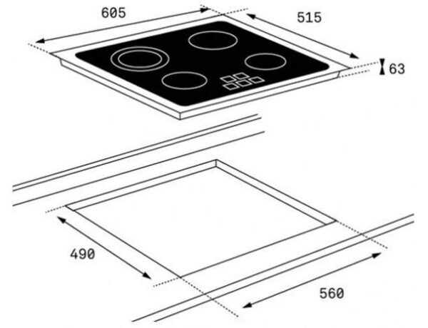 Варильна поверхня Teka TT 6415 код 40239041 - 2