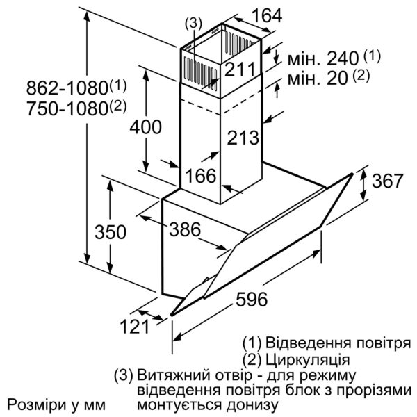 Витяжка Bosch DWK 065G20R - 7