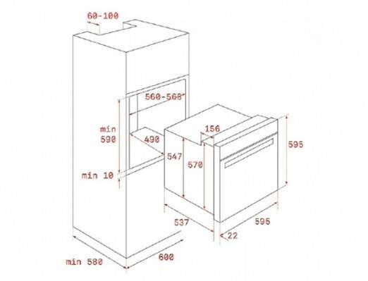 Духова шафа Teka HRB 6300 VNS код 111010013 - 2