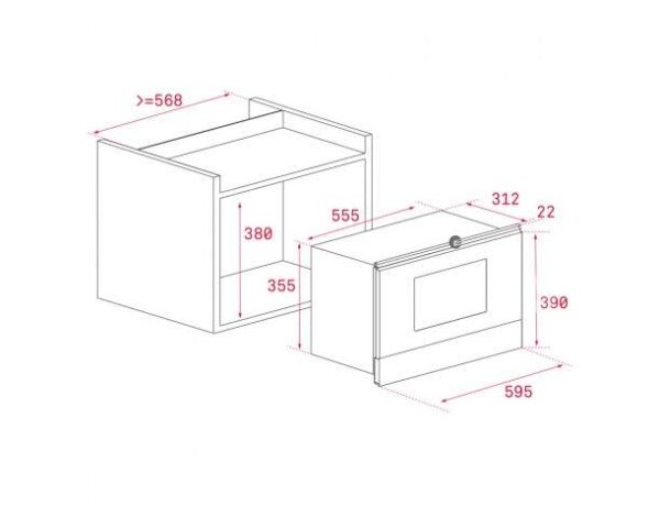 Мікрохвильова піч Teka MS 622 BIS  код 40584101 - 2