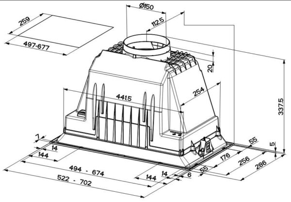 Витяжка Faber INKA PLUS HCE X  A70 - 2