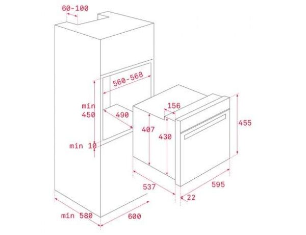 Духова шафа Teka HLC 8400 BK код 111130003 - 2