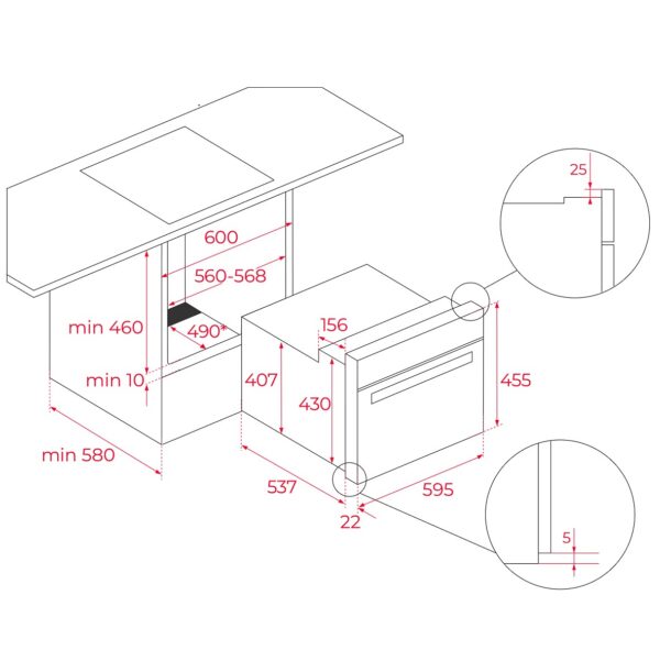 Духова шафа Teka HLC 8400 SM код 111130005 - 14