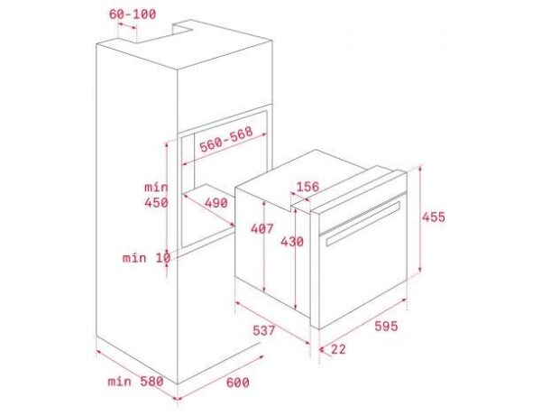 Духова шафа Teka HSC 635  код 41531030 - 2