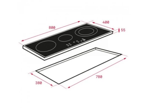 Варильна поверхня Teka IZ 8320 HS код 10210204 - 2