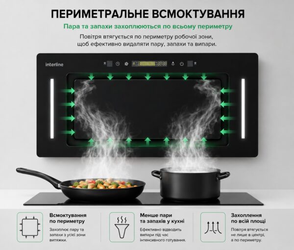 Витяжка Interline JOLLY BL A/60/GL/K - 22