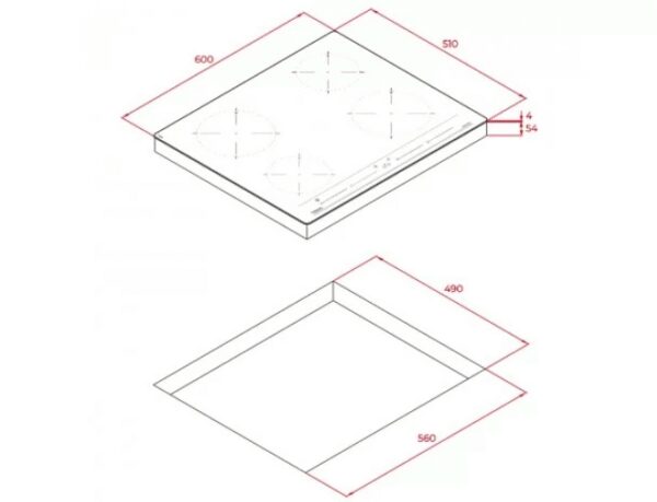 Варильна поверхня Teka IBC 64010 BK MSS код 112520012 - 2