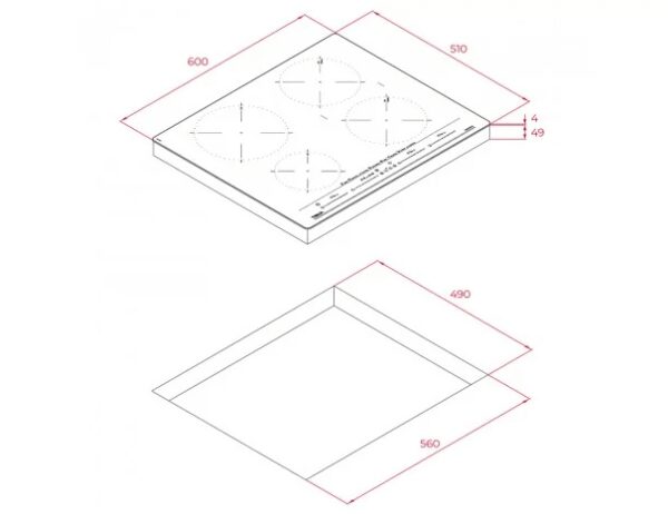Варильна поверхня Teka IZC 64630 LB MST код 112500024 - 2