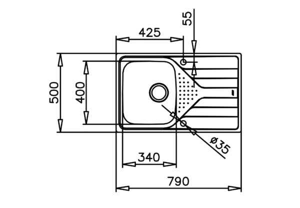 Мийка Teka UNIVERSE 45 1B 1D микро код 115110016 - 2