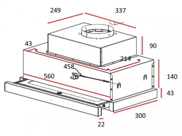 Витяжка Teka CNL 6610 код 40436830 - 2