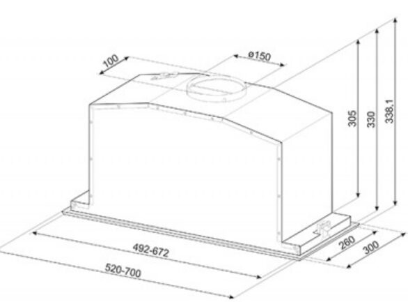 Витяжка Smeg KICGR 52X - 2