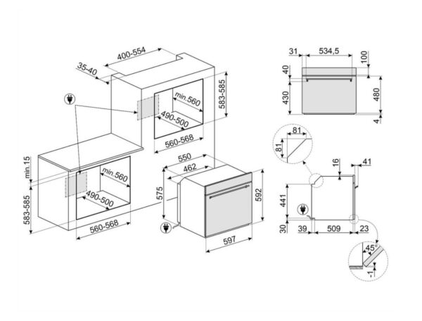 Духова шафа Smeg SOP6302TX - 9