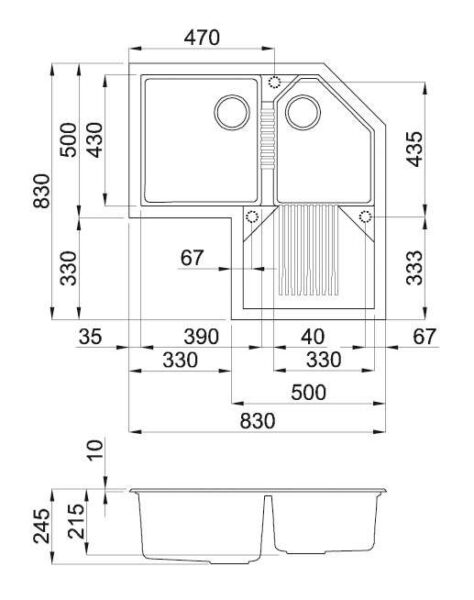 Мийка Elleci Tekno Corner avena 51 - 2