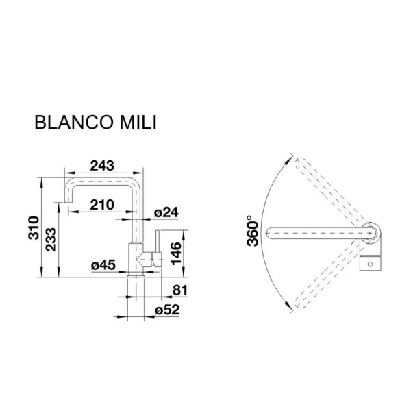 Змішувач Blanco BLANCO 523108 - 2