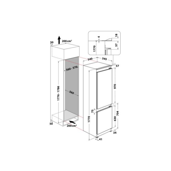 Холодильник Whirlpool WHC18 T573 - 12