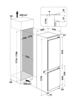 Холодильник Whirlpool WHC18 T311 - 2