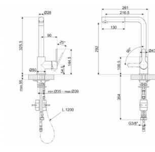 Змішувач Smeg MID 1MN - 2