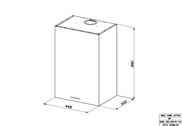 Витяжка Faber CUBIA PLUS EV8 X A45 - 2