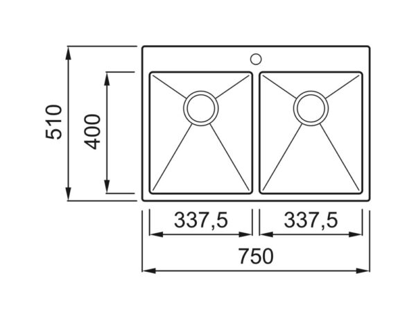 Мийка Elleci CUBE 700 2V - 2