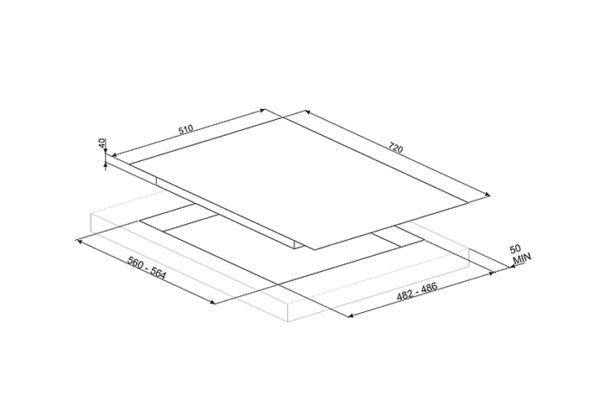 Варильна поверхня Smeg PV 175N2 - 2
