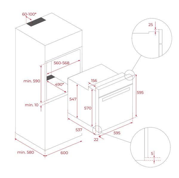 Духова шафа Teka HLB 85 P BM код 111000056 - 7